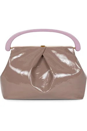 DRIES VAN NOTEN Folded leather tote bag