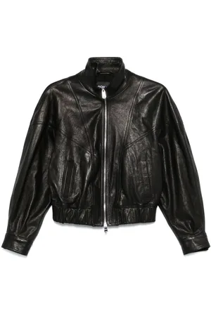 Dondup Leather bomber jacket