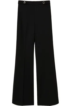 Twin-Set Jewel-buttons palazzo pants