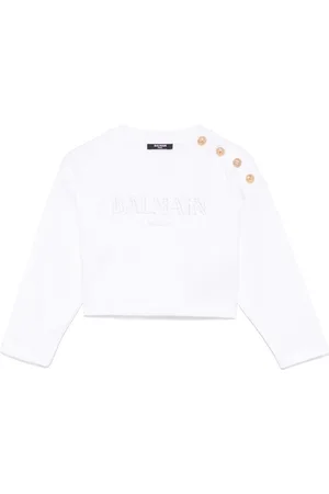 Balmain Crystal-logo sweatshirt