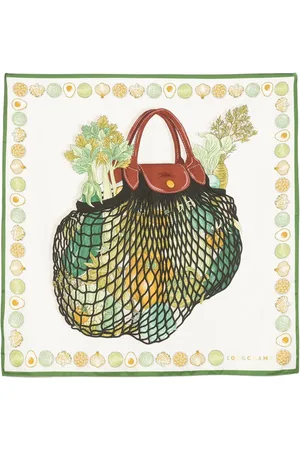 Longchamp The Gourmet Mesh Bag scarf