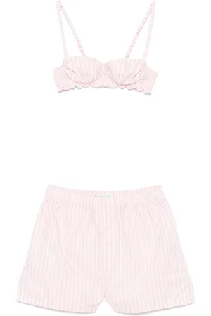 Serafini Striped shorts set