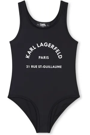 Karl Lagerfeld Logo-print swimsuit