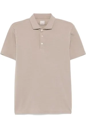 FEDELI Piqué polo shirt