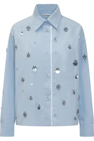 Des Phemmes Crystal-embellished shirt