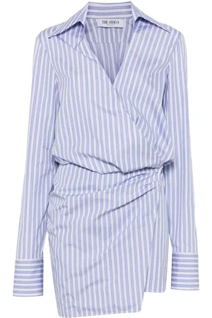 The Attico Striped mini dress
