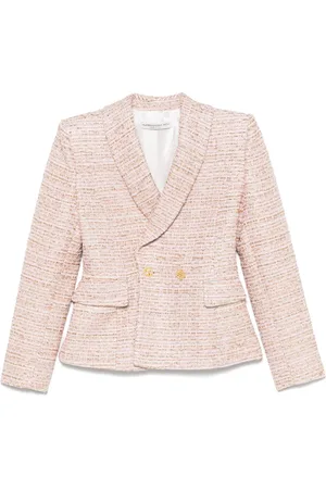 Alessandra Rich Lurex tweed blazer