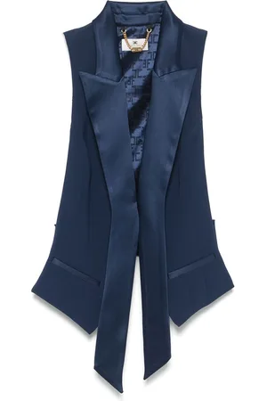 Elisabetta Franchi Crepe tuxedo waistcoat