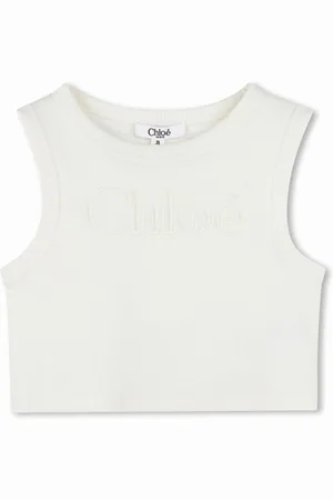 Chloé Logo-embroidered top