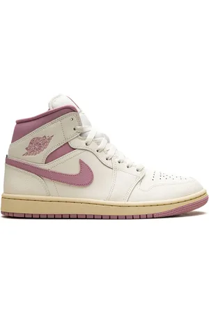 Jordan 1 Mid "Sail Pink/Coconut Milk" sneakers