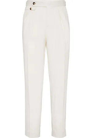 Brunello Cucinelli Twill tailored trousers