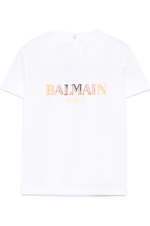 Balmain Logo-embroidered T-shirt
