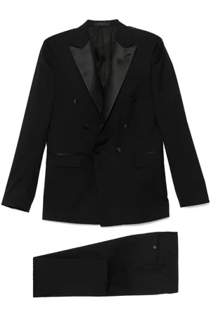 corneliani Satin-trim suit