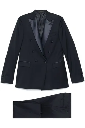 corneliani Satin-trim suit