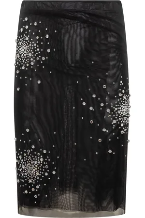 Des Phemmes Rhinestone-embellished skirt