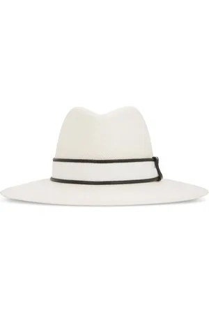 Brunello Cucinelli Straw fedora hat