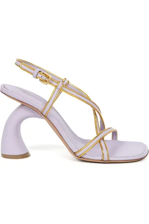 DRIES VAN NOTEN Gold trim sandals
