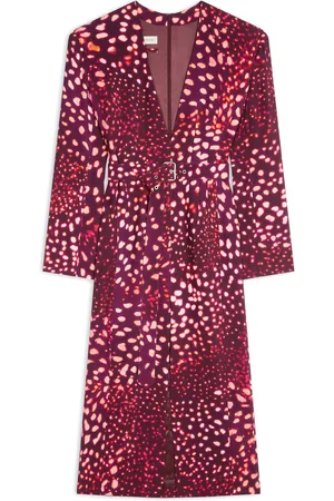 DRIES VAN NOTEN Tailored belted dress