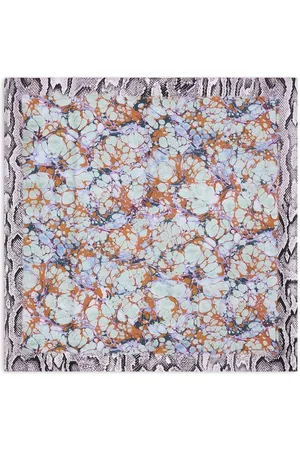 DRIES VAN NOTEN Abstract-print silk scarf