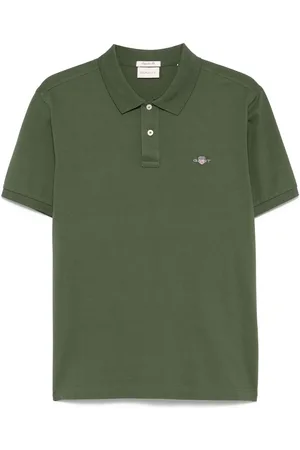 GANT Shield-motif short-sleeve polo shirt