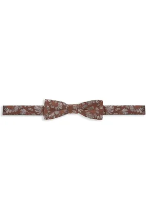 DRIES VAN NOTEN Suminagashi Flower bow tie