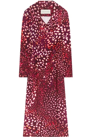DRIES VAN NOTEN Polka dot-print coat