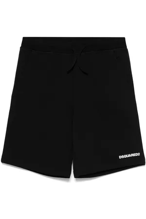 Dsquared2 Rubberised-logo shorts