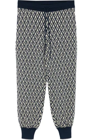 VALENTINO GARAVANI Toute La V jacquard track pants