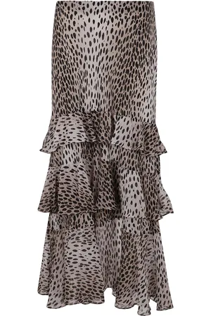 RIXO London Leopard-print skirt