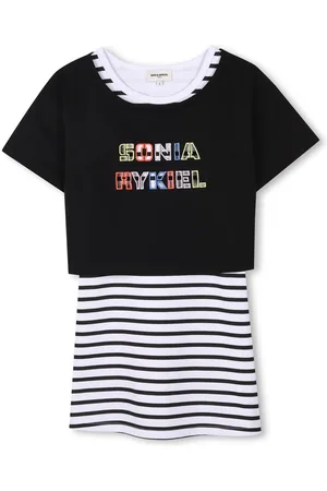 Sonia Rykiel Enfant Stripe-pattern mini dress
