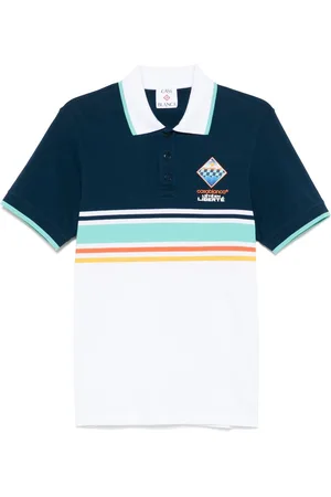 Casablanca Striped polo shirt