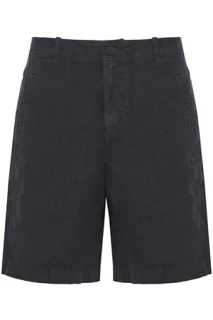 ELEVENTY Pocketed linen shorts