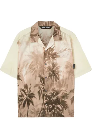 Palm Angels Sunset Palms Bowling shirt