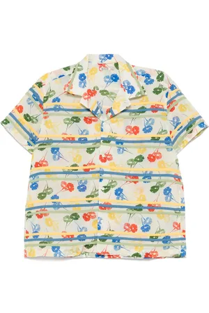 BODE Flower Stamp shirt