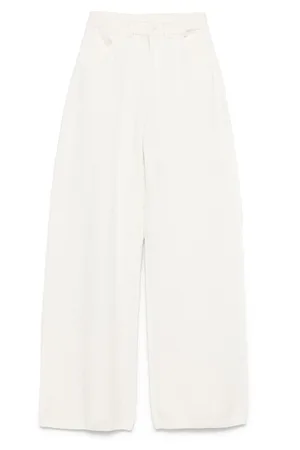 AYA MUSE Wide-leg knitted trousers