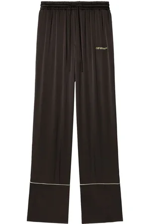 OFF-WHITE Satin pyjama pants