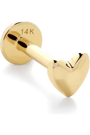 Monica Vinader 14kt yellow Heart single earring