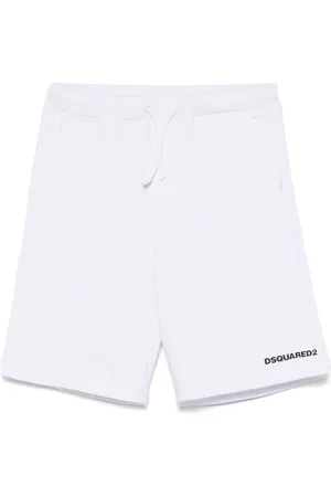 Dsquared2 Rubberised-logo shorts
