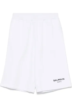 Balmain Logo-appliqué shorts