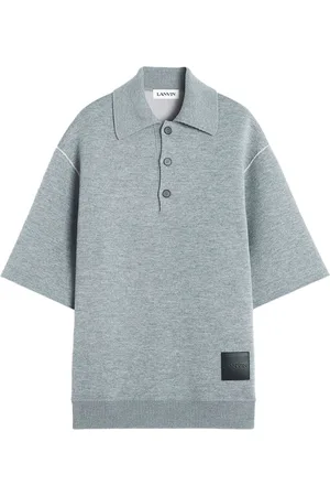 Lanvin Logo-patch polo shirt