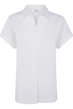 Aspesi Short-sleeve cotton blouse