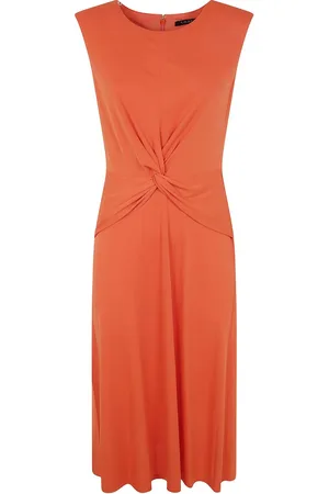 Ralph Lauren Twist-detail midi dress