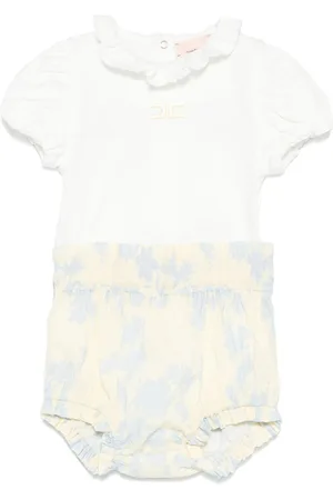 Elisabetta Franchi Embroidered-logo body set
