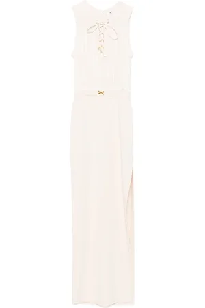 Elisabetta Franchi Lace-up detail dress