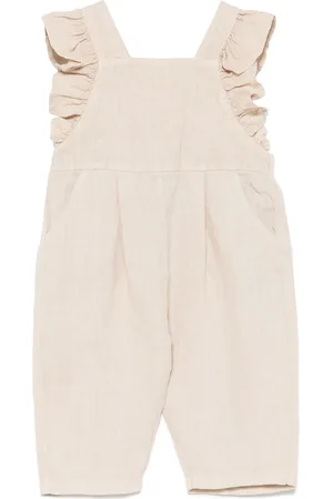 Il gufo Linen dungarees
