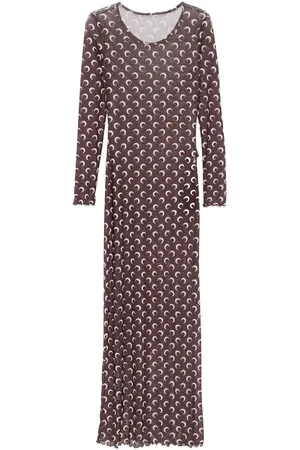 Marine Serre Moon-print maxi dress