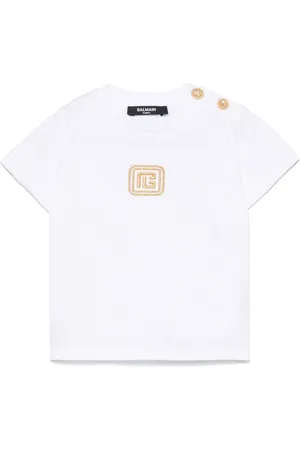 Balmain Logo-embroidered T-shirt