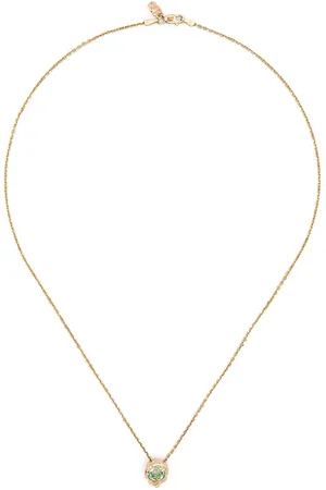 Fie Isolde 14K gold Alfa tourmaline necklace