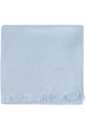 BRIONI Logo-embroidered scarf