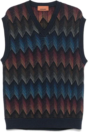 Missoni Gradient chevron vest